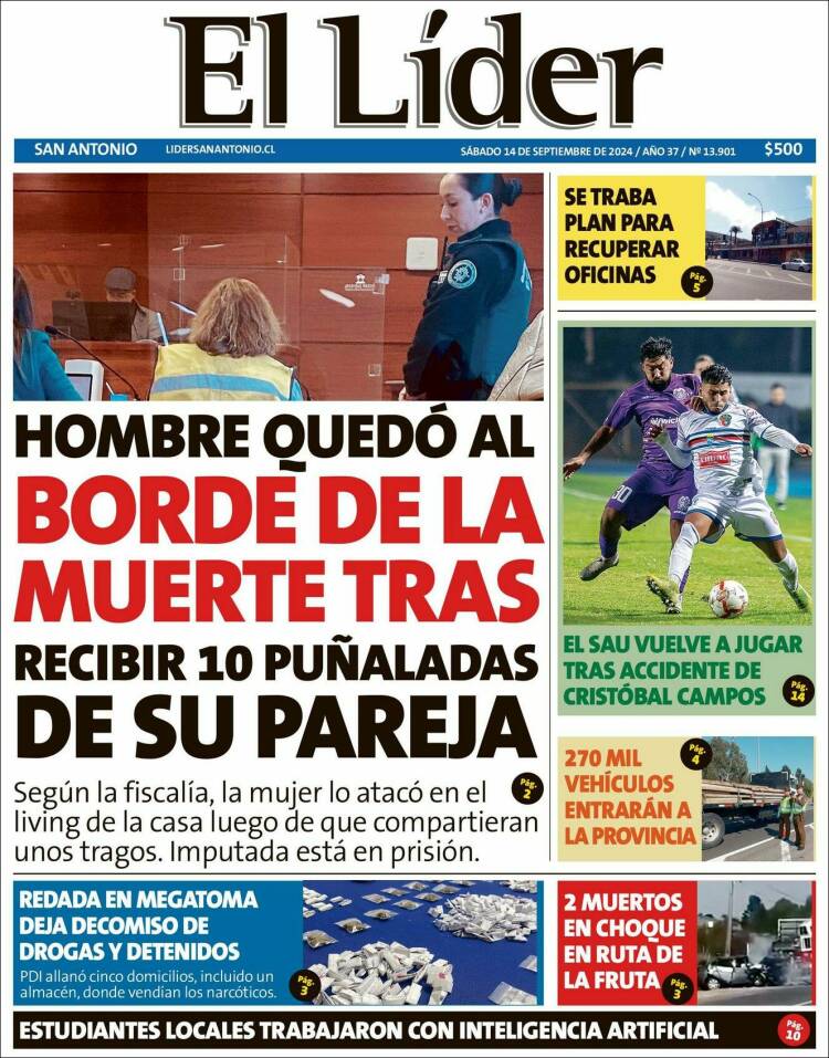Portada de Lider de San Antonio (Chile)