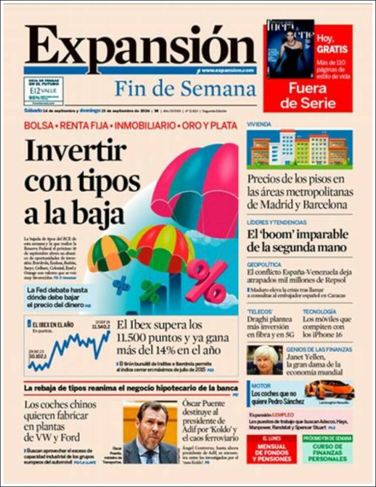 Portada de Expansión (Espa&ntilde;a)