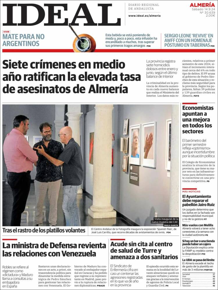 Portada de Ideal Almeria (España)