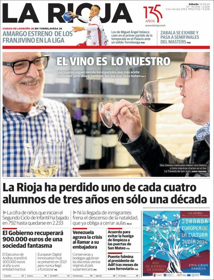 Portada de La Rioja (España)