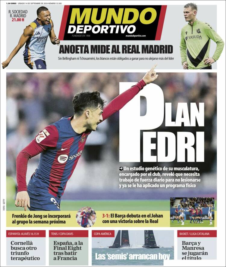 Portada de El Mundo Deportivo (España)