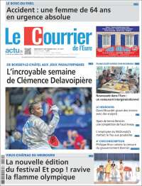 Portada de Le Courrier de l'Ouest (Francia)