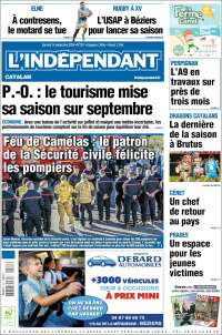 Portada de Le Indépendant (Francia)