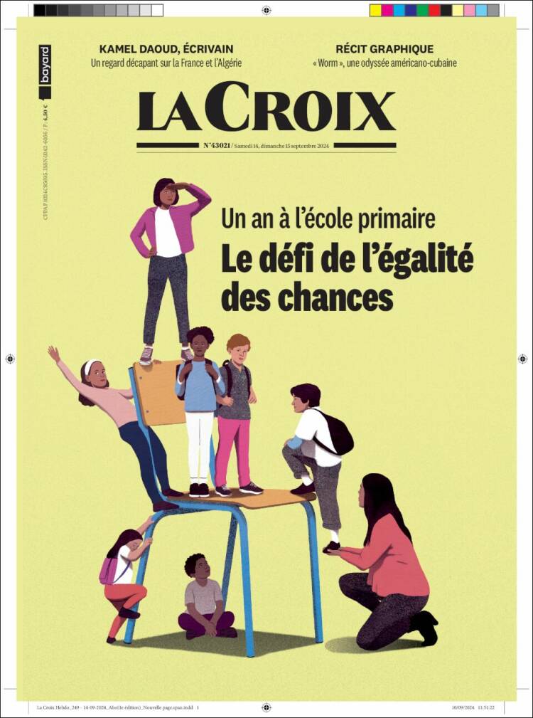 Portada de La Croix (Francia)