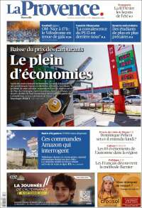 Portada de La Provence (Francia)
