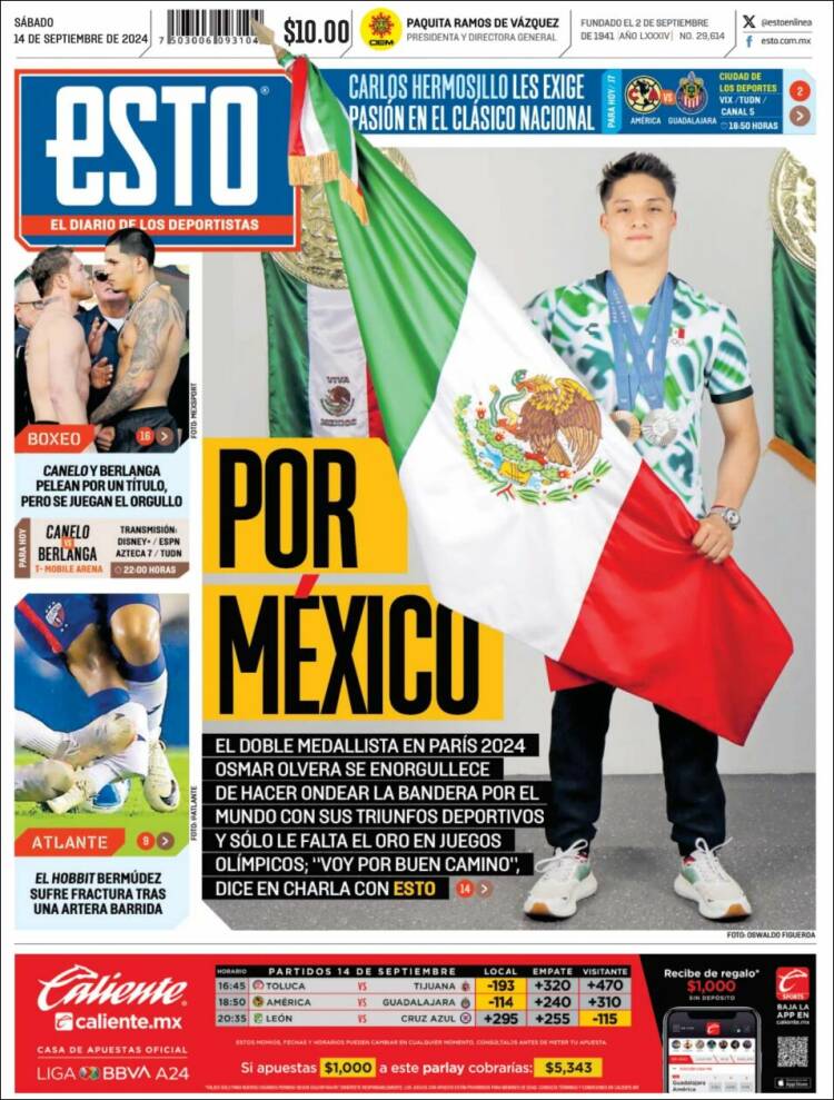 Portada de Esto (M&eacute;xico)
