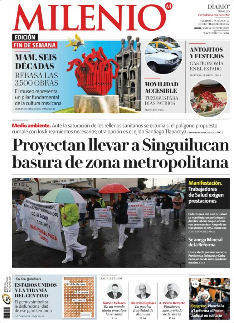Portada de Milenio de Hidalgo (M&eacute;xico)