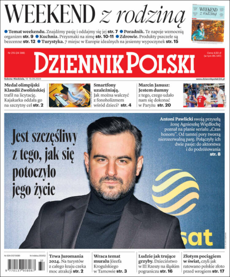 Portada de Dziennik (Polonia)