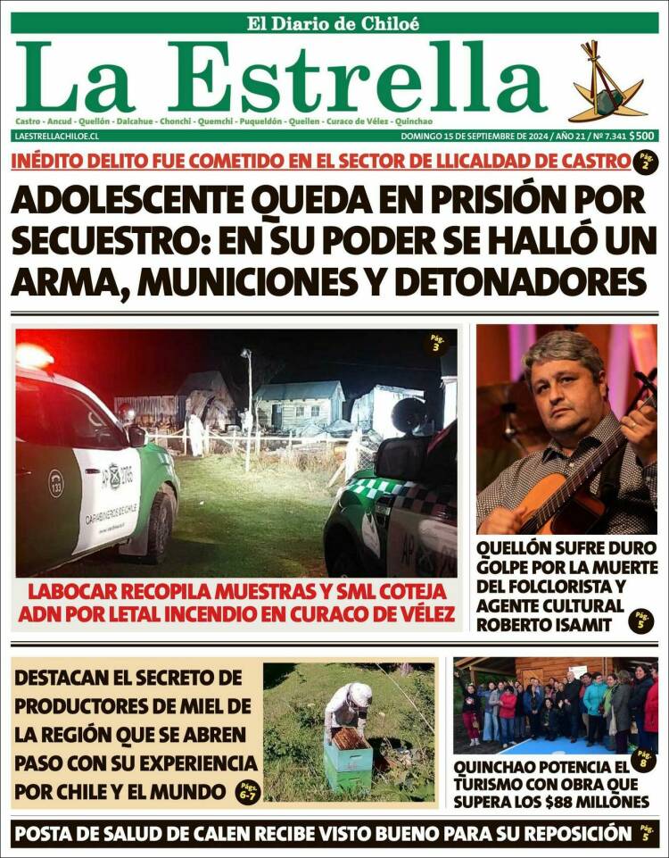 Portada de Estrella de Chiloé (Chile)