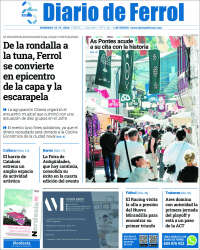 Portada de Diario de Ferrol (España)