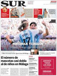 Portada de Diario el Sur (España)