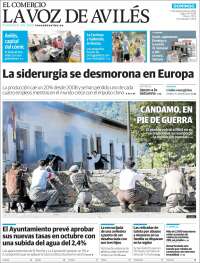 Portada de El Comercio - Avilés (España)