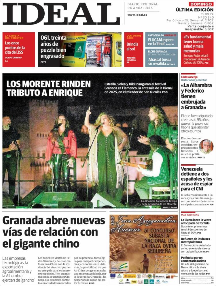 Portada de Ideal (España)