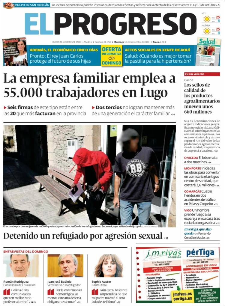 Portada de El Progreso (España)