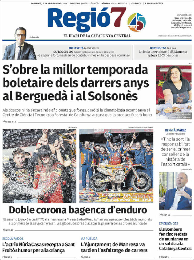 Portada de Regio7 (España)