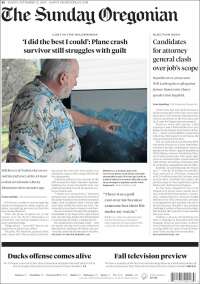 Portada de The Oregonian (USA)