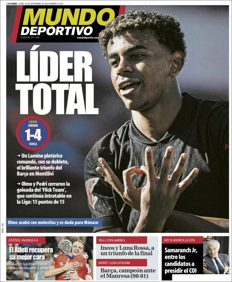 Portada de El Mundo Deportivo (España)