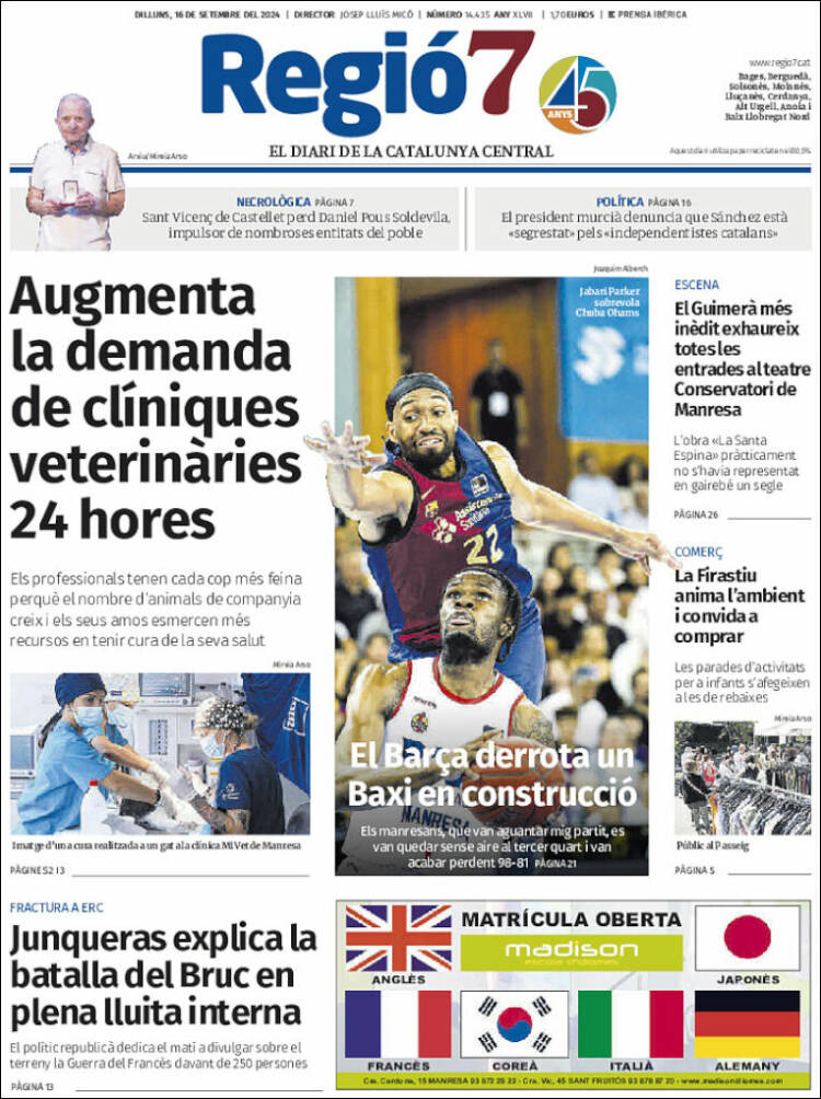 Portada de Regio7 (España)