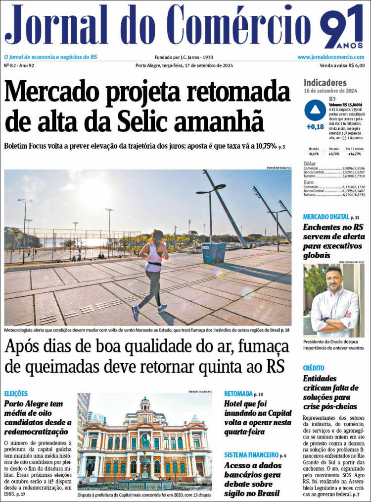 Portada de Jornal do Comércio (Brasil)