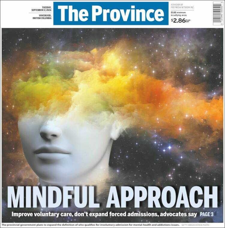 Portada de The Province (Canadá)