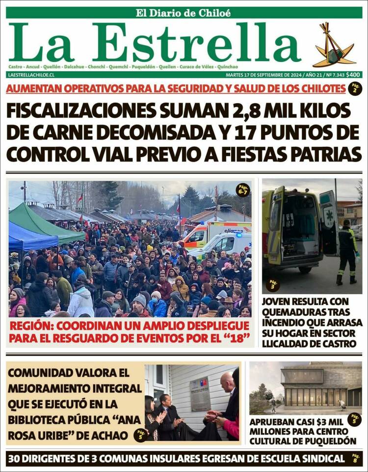 Portada de Estrella de Chiloé (Chile)