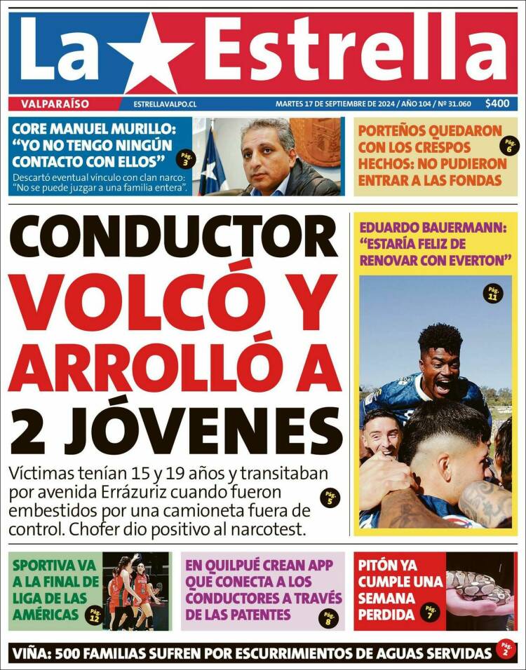 Portada de Estrella de Valparaiso (Chile)