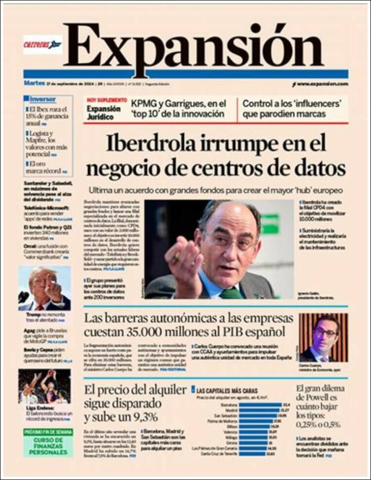 Portada de Expansión (Espa&ntilde;a)