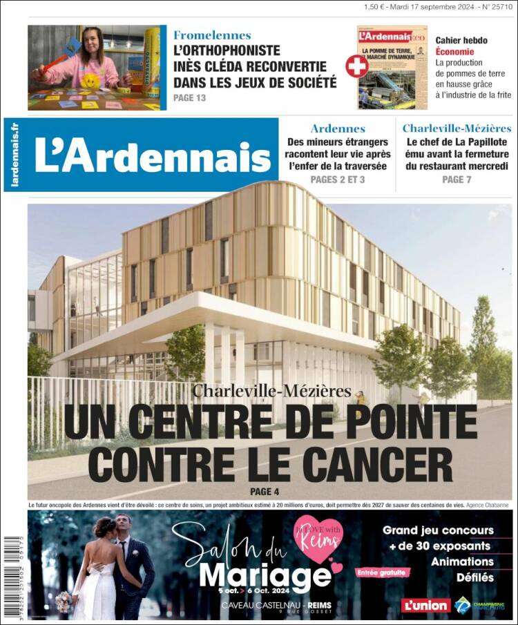 Portada de L'Ardenais (Francia)