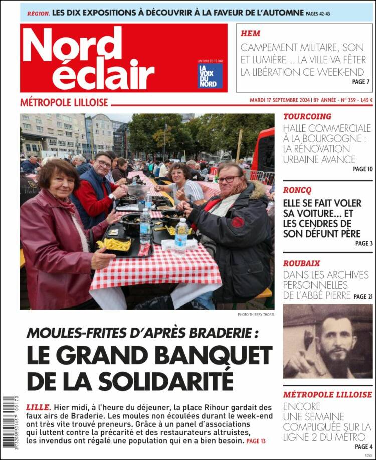 Portada de Nord Éclair (Francia)