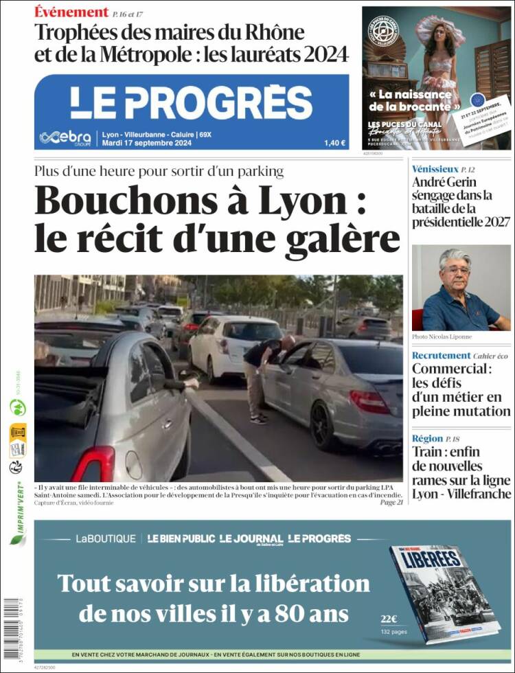 Portada de Progres de Fecamp (Francia)