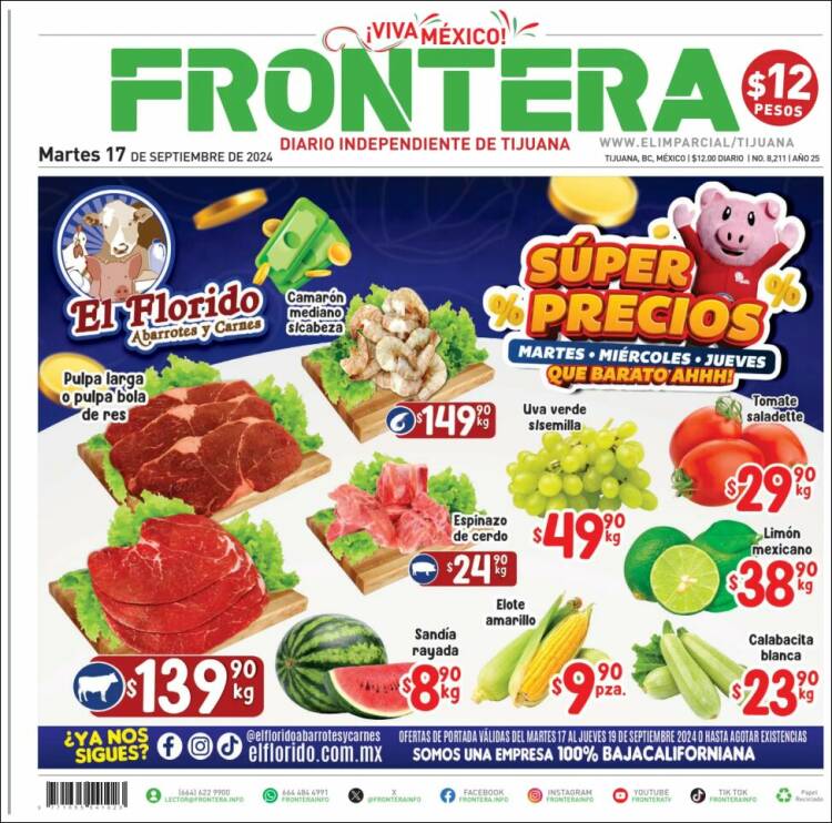 Portada de Frontera (México)