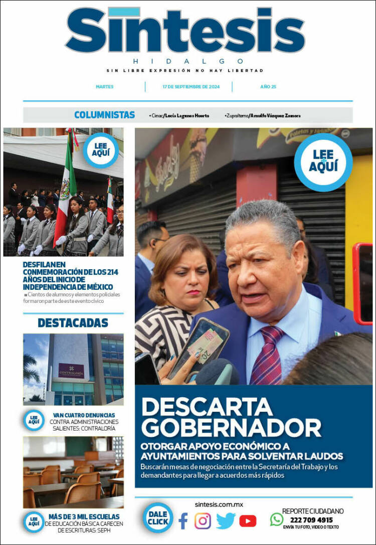 Portada de Sistesis - Hidalgo (México)