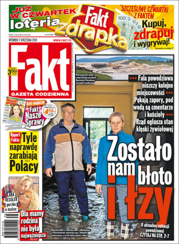 Portada de Fakt (Polonia)