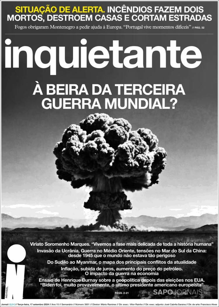 Portada de I - informação (Portugal)