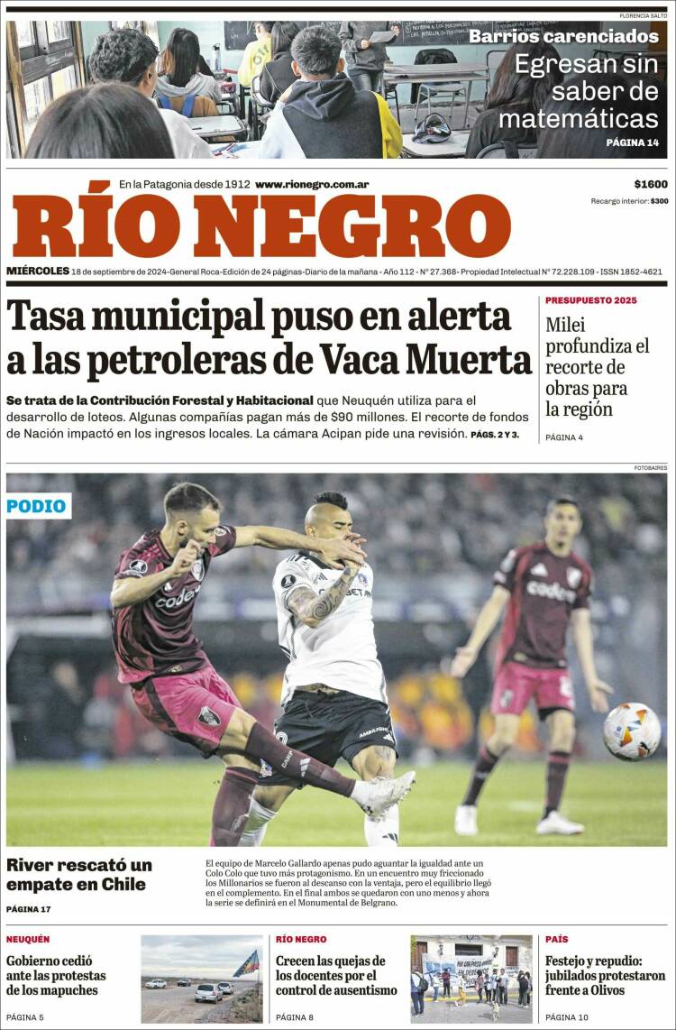 Portada de Rio Negro (Argentina)