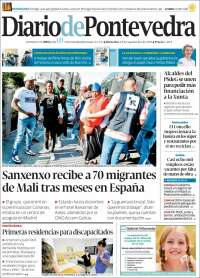 Portada de Diario de Pontevedra (España)