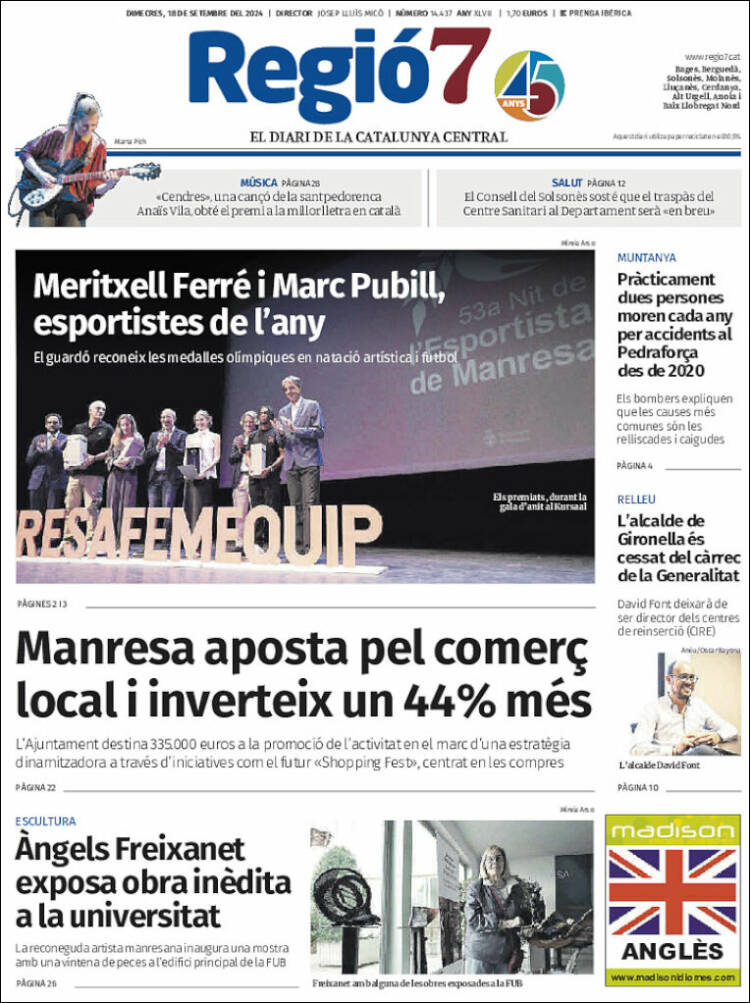 Portada de Regio7 (España)