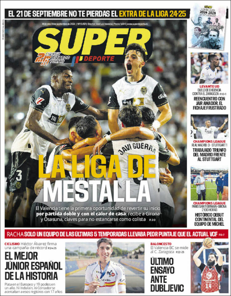 Portada de Superdeporte (España)
