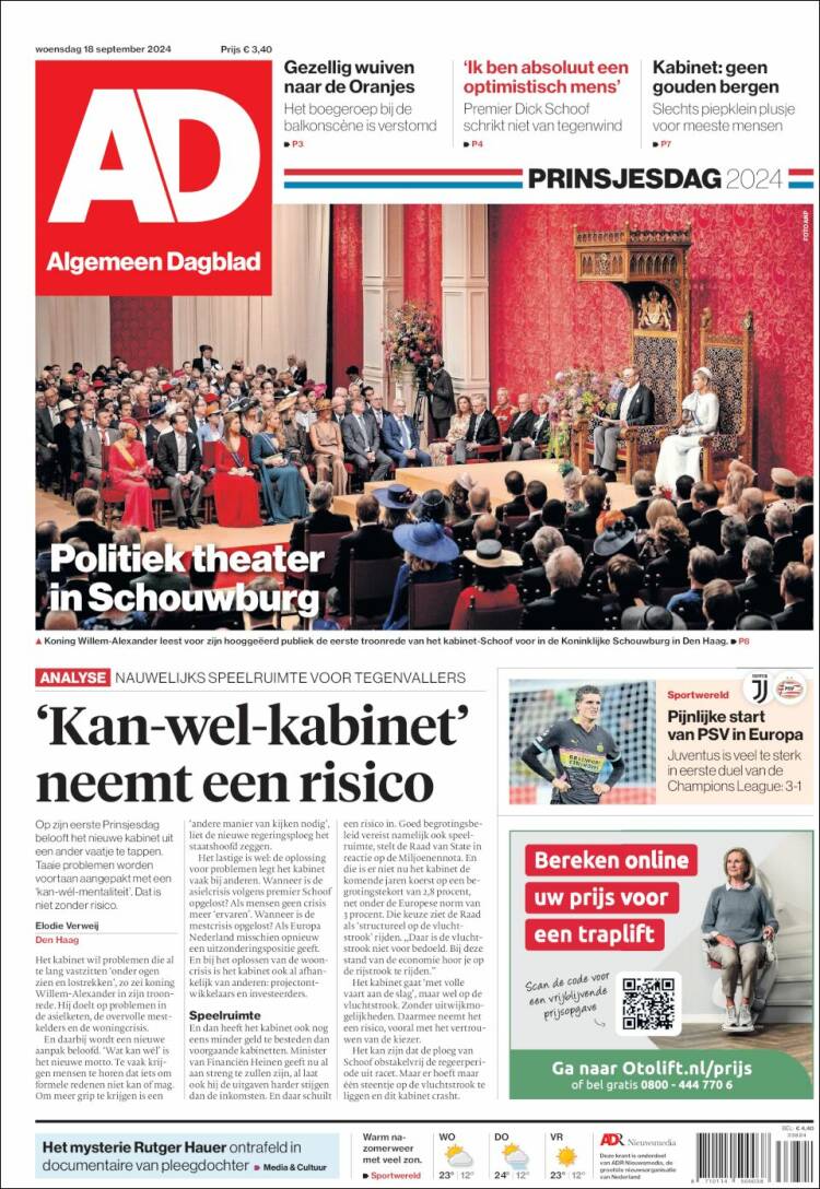 Portada de AD (Pa&iacute;ses Bajos)