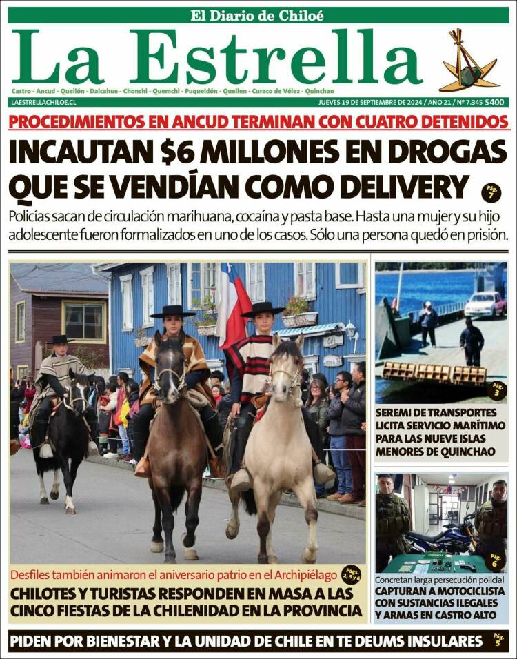 Portada de Estrella de Chiloé (Chile)