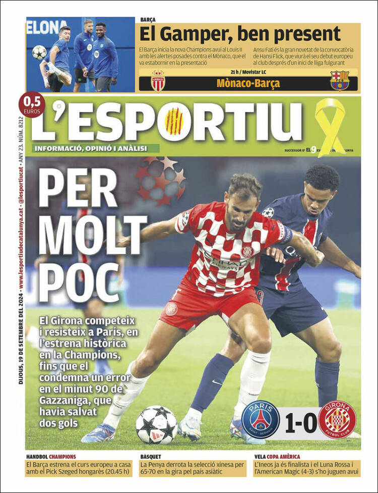 Portada de L'Esportiu (España)