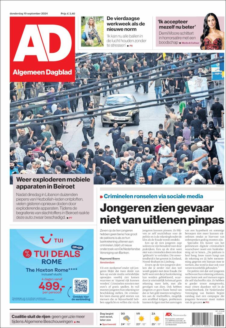 Portada de AD (Pa&iacute;ses Bajos)