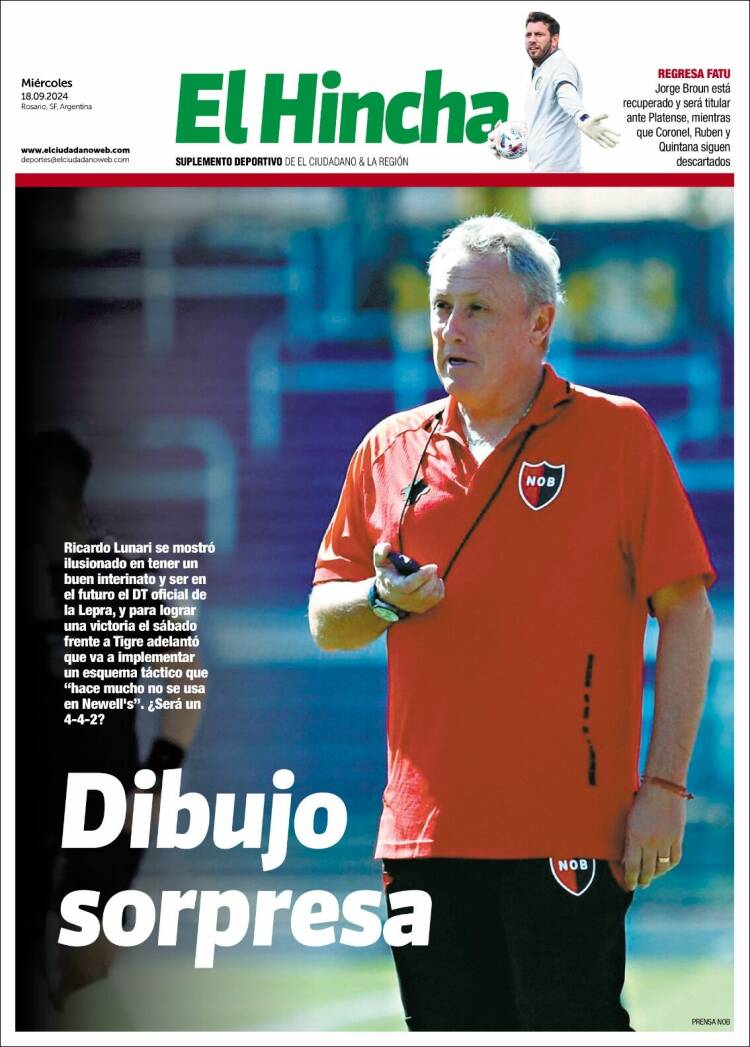 Portada de El Hincha (Argentina)