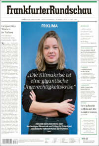 Portada de Frankfurter Rundschau (Alemania)