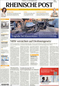 Portada de Rheinische Post (Alemania)