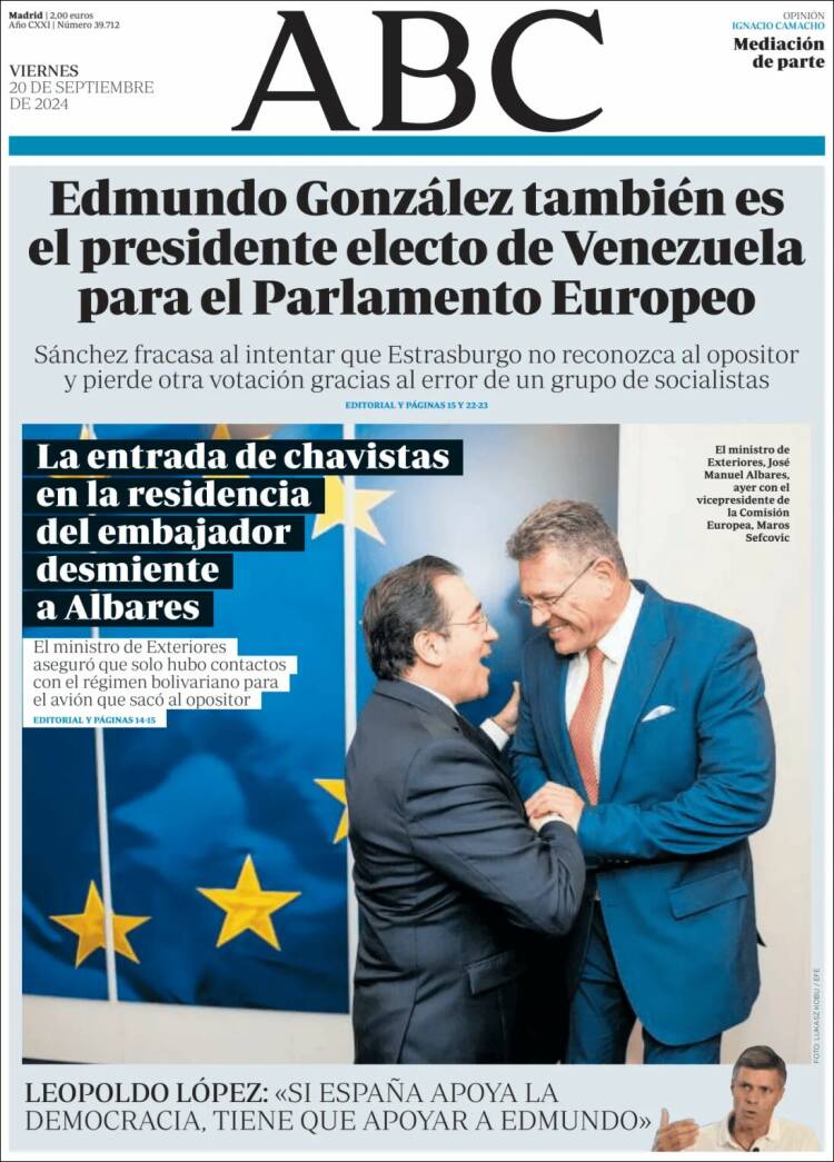 Portada de ABC (España)