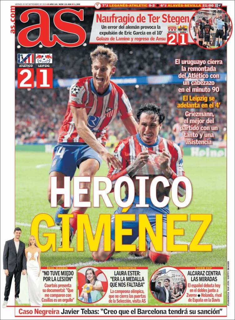Portada de As (España)