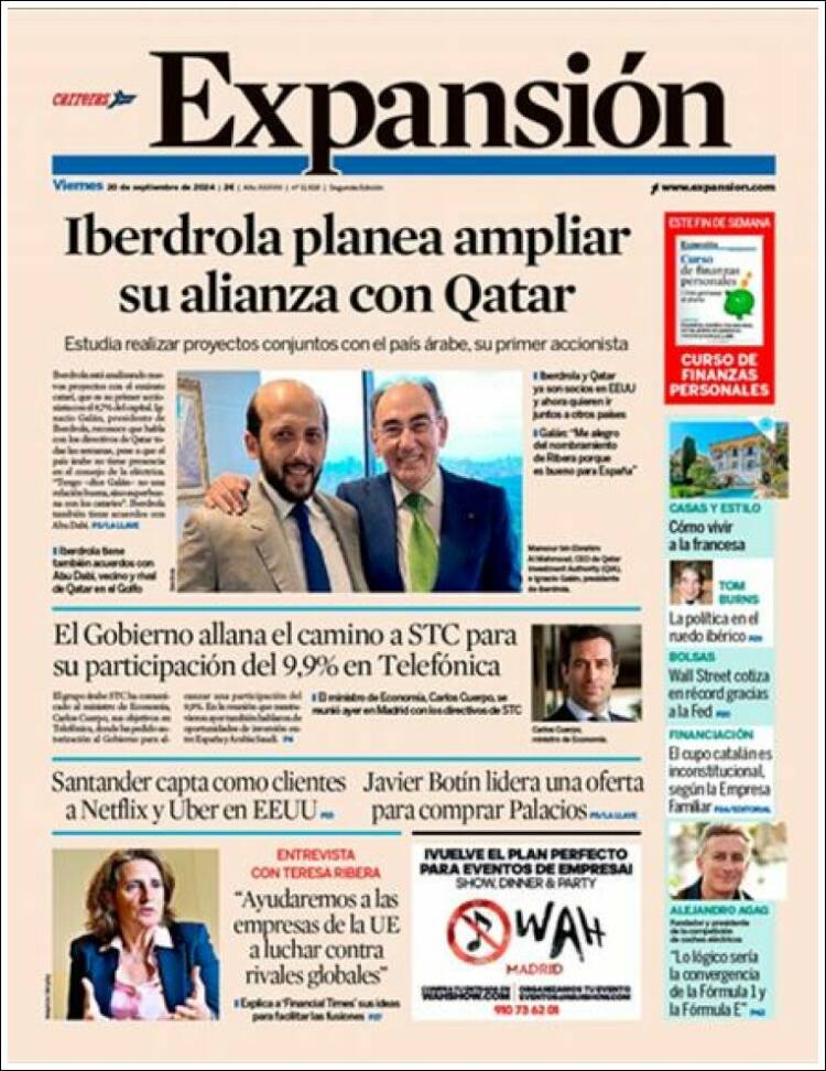 Portada de Expansión (Espa&ntilde;a)