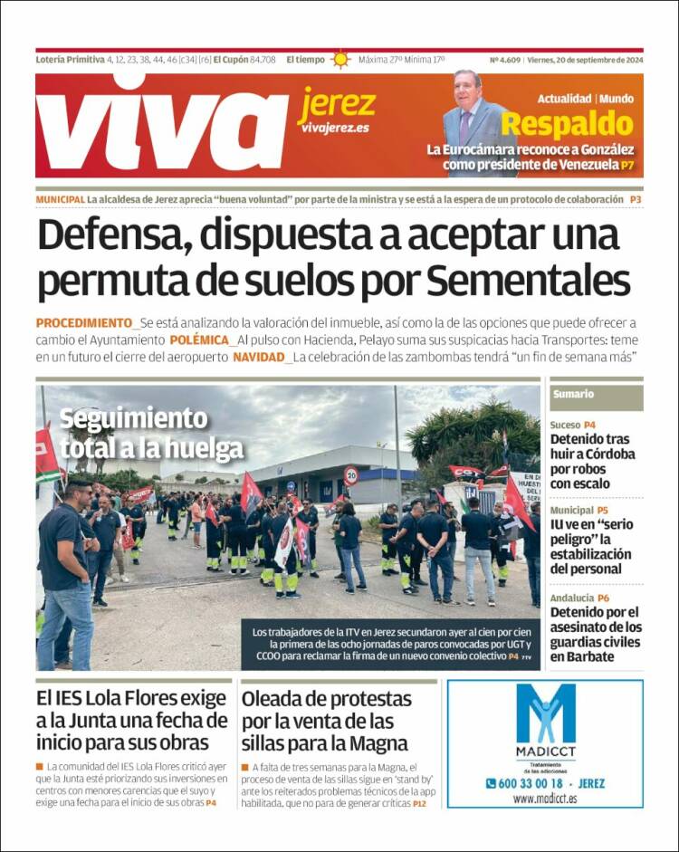 Portada de Información - Jerez (España)