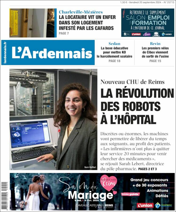 Portada de L'Ardenais (Francia)